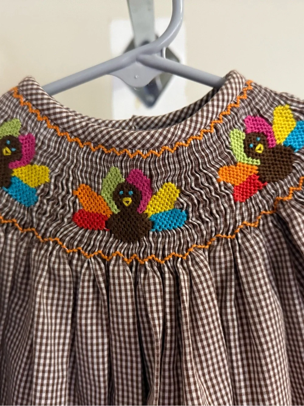 Stitched & Smocked - Smocked Thanksgiving Dress